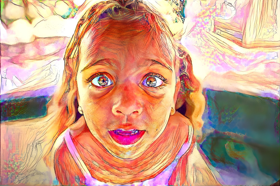 Youngling Girl With Kaleidoscope Eyes