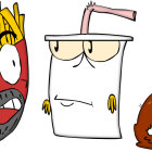 Fast Food Animated Characters: Fries, Soda, Burger