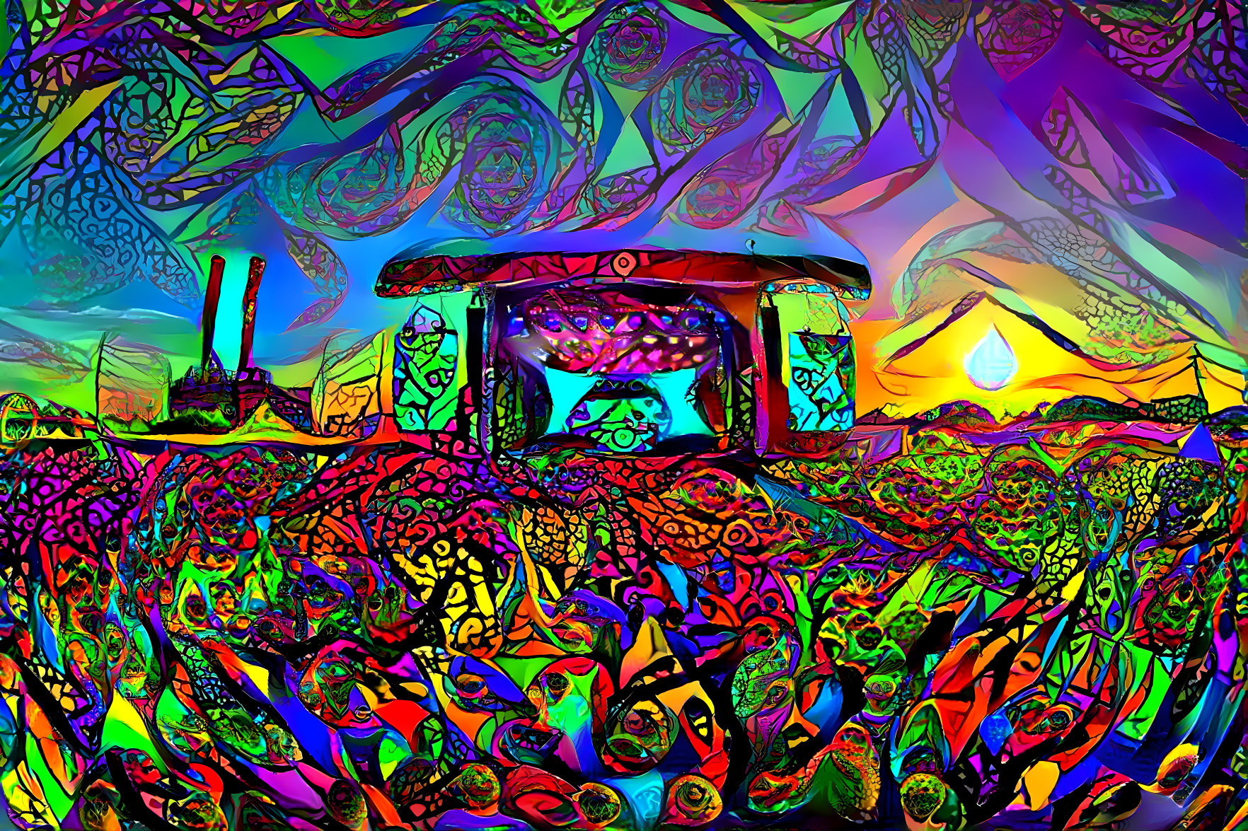 Dusk on Planet Buku 7