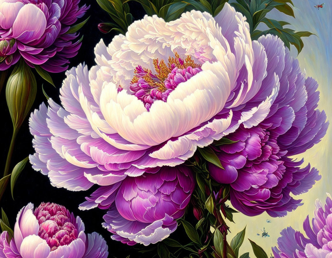 Heady Peonies