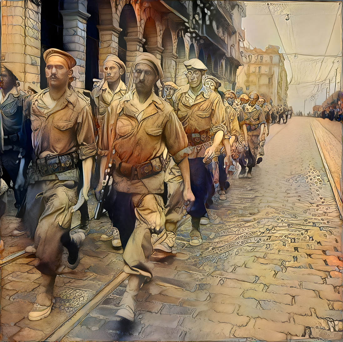 Soldiers Marching