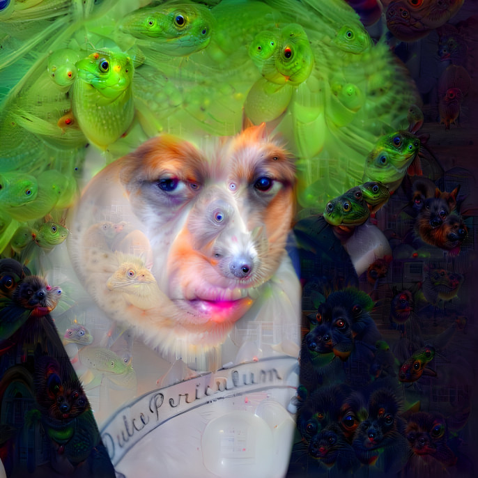 Flippers Deep Dream Scene