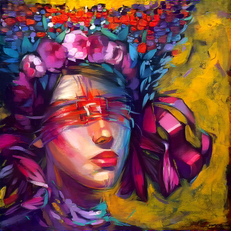 Lady With The Blindfold 