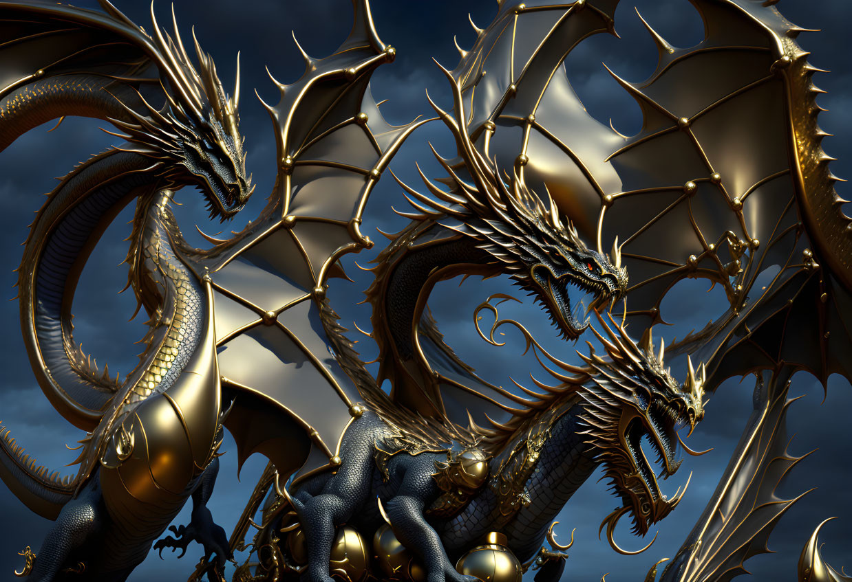 metal dragons