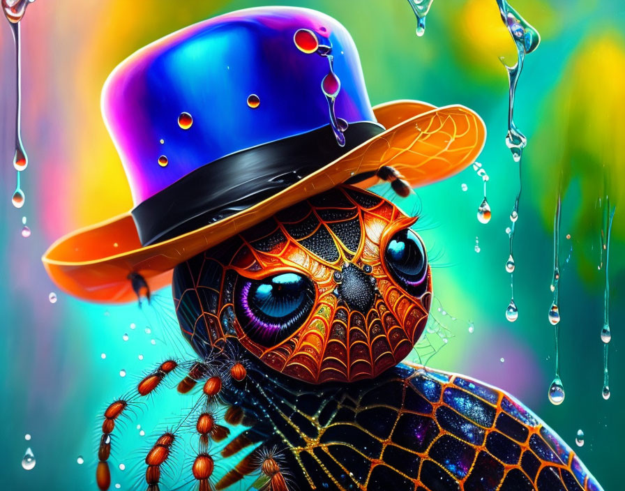 spiderish animal with a hat