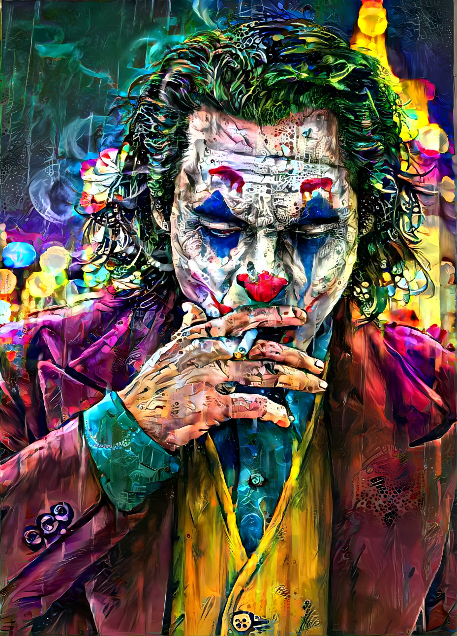 smoking joker