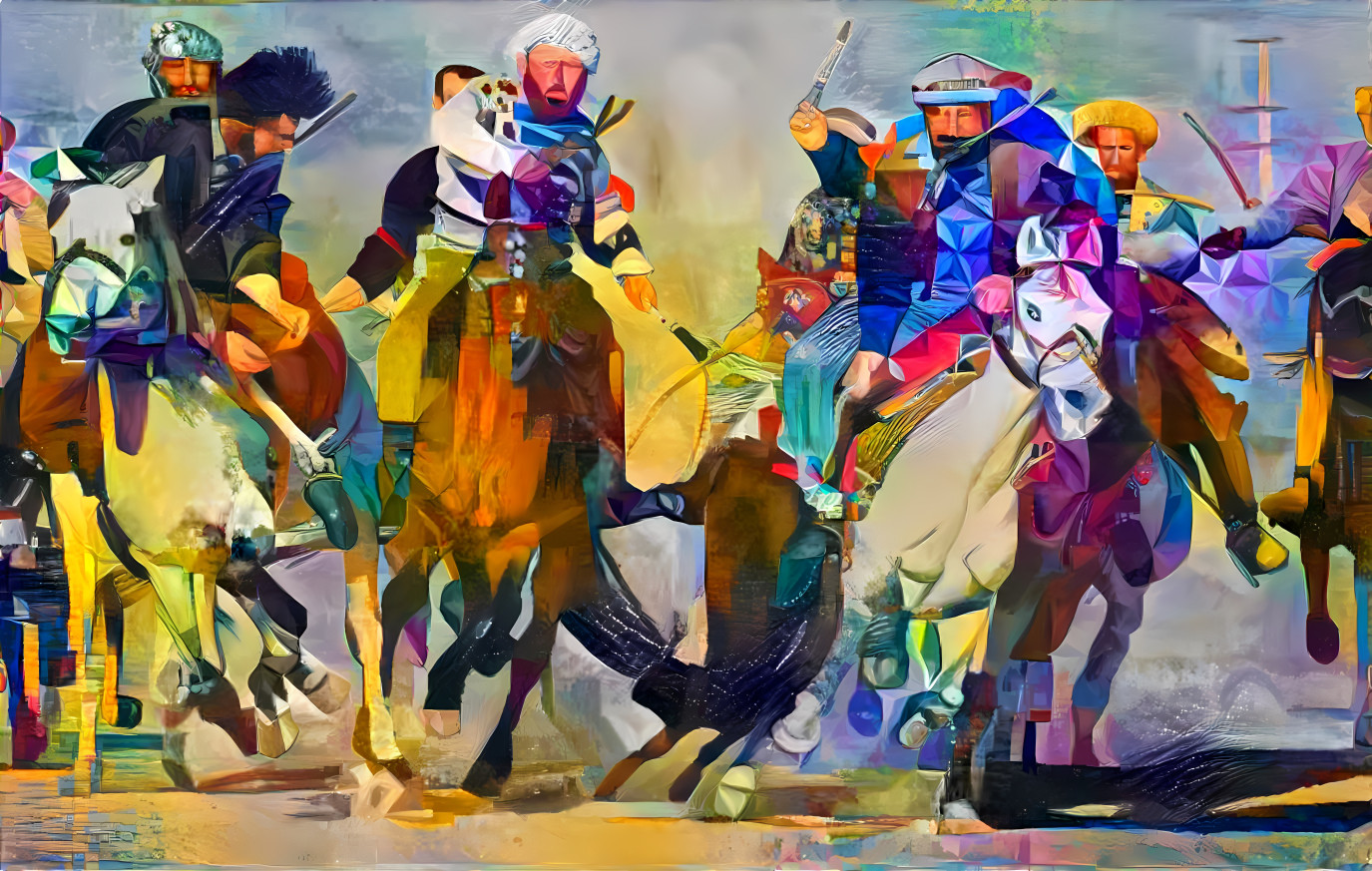 arab horsemen ( арабские всадники )