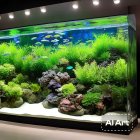 Colorful Fish and Coral in Vibrant Aquarium Setting