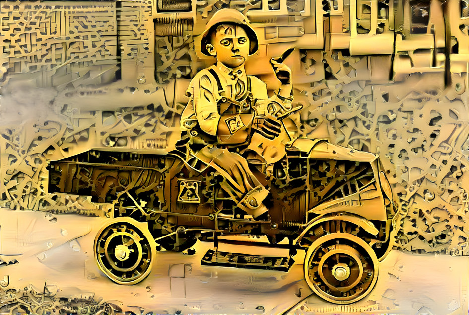 Vintage Kids & Cars Series №.11