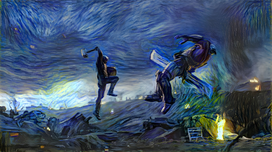 Cap's Starry Night