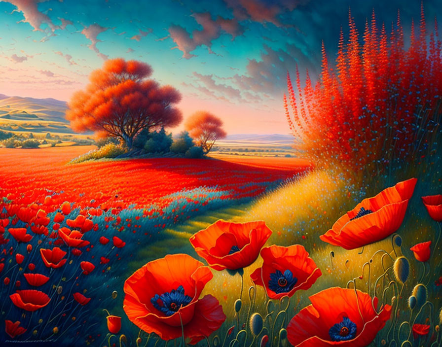 Poppy field 