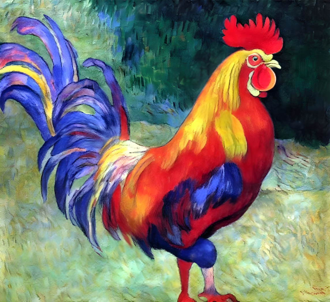 Colorful Rooster