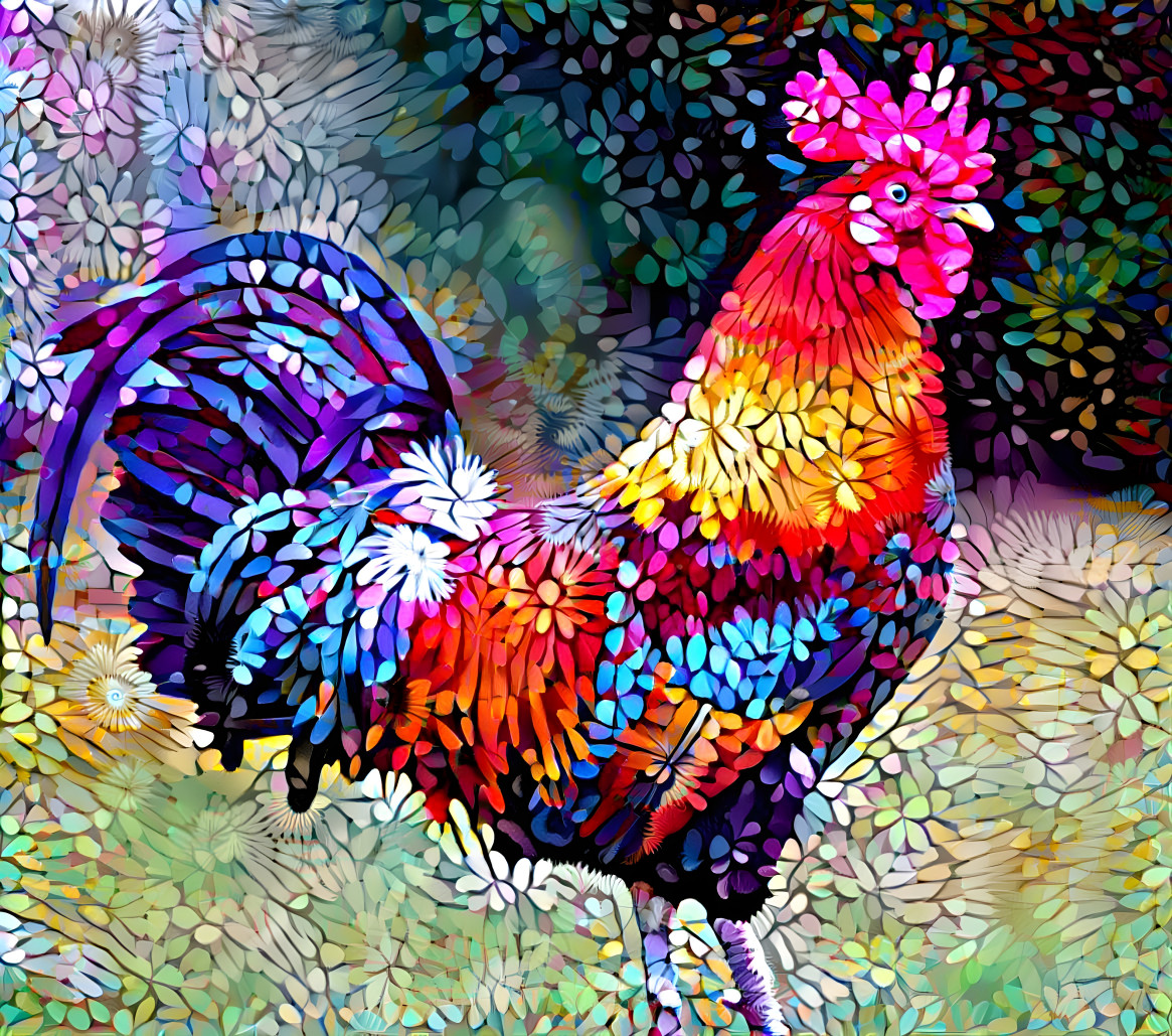 Flowery Rooster