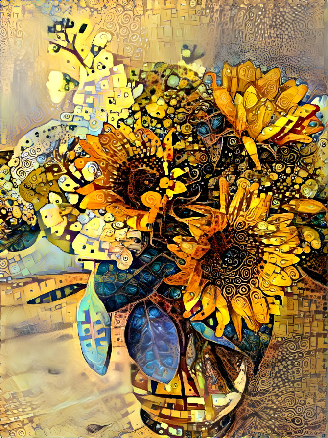 Sunflower Vase