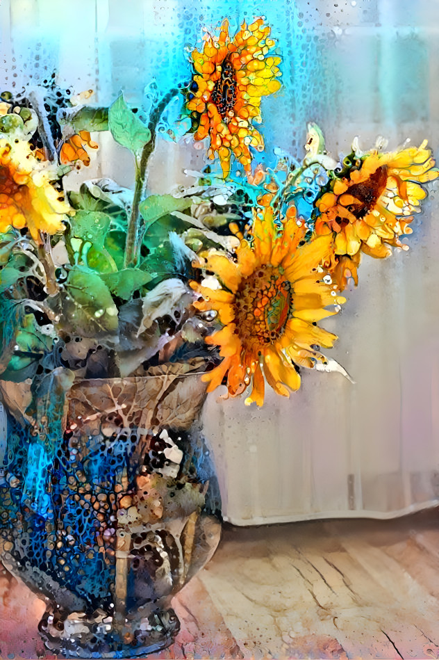 Sunflower Vase