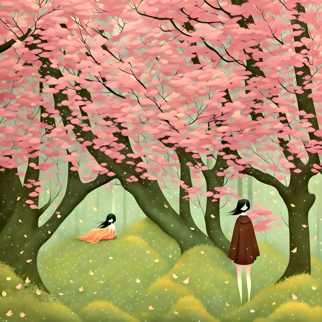 Under the Cherry Blossoms