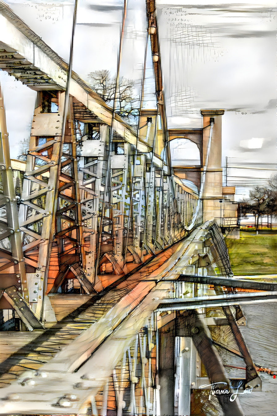 Waco Pedestrian, Chisholm Trail Historic Bridge