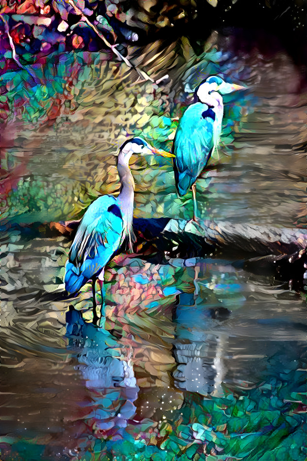 Blue Herons