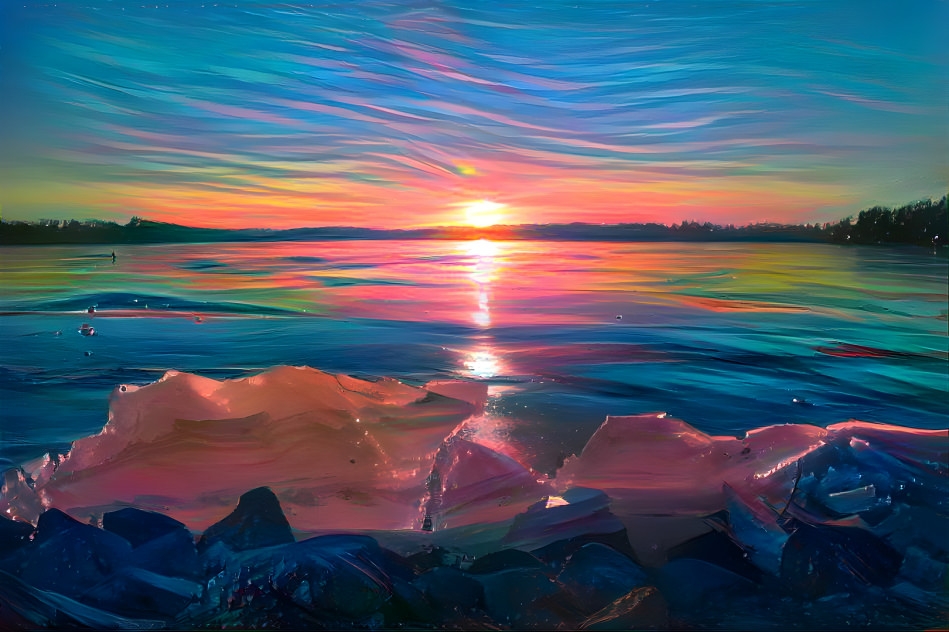 Icy Sunset