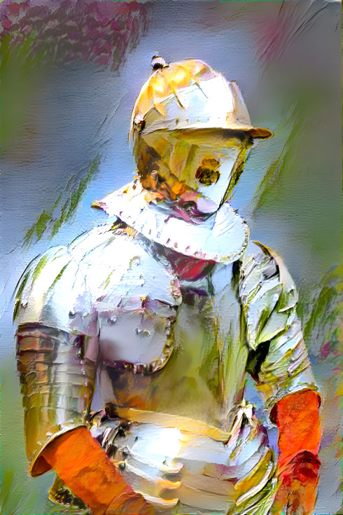 Knight in Oil on canvas