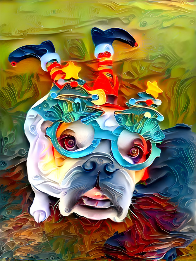 Holiday Bulldog