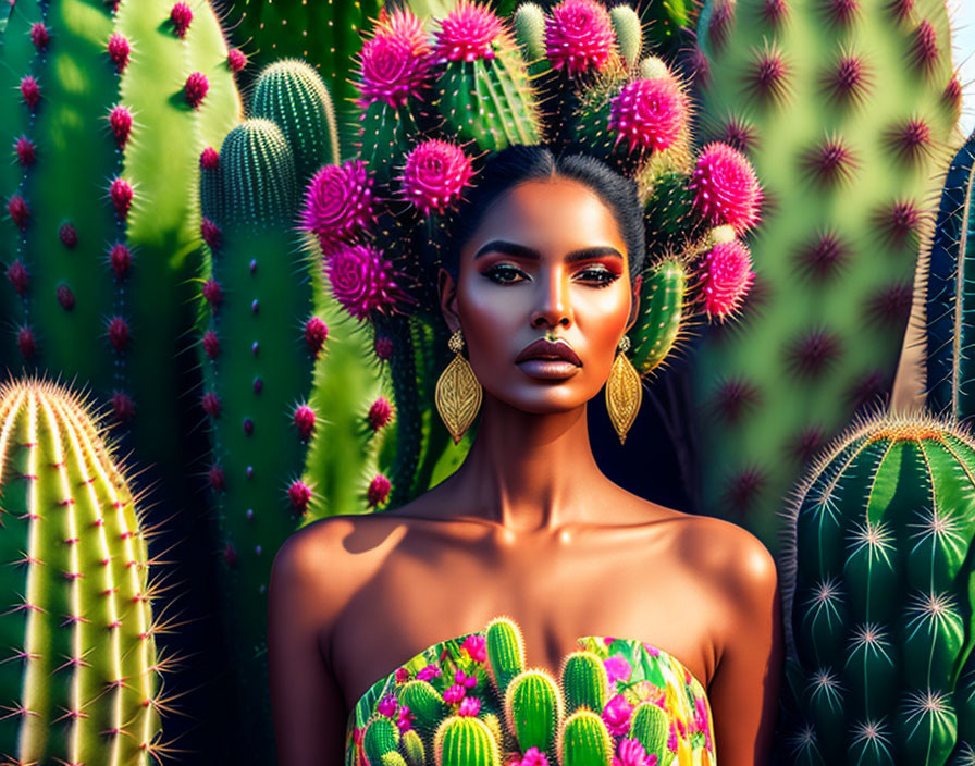 Lady of tha cacti
