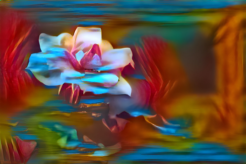 Rose meets Water Lily