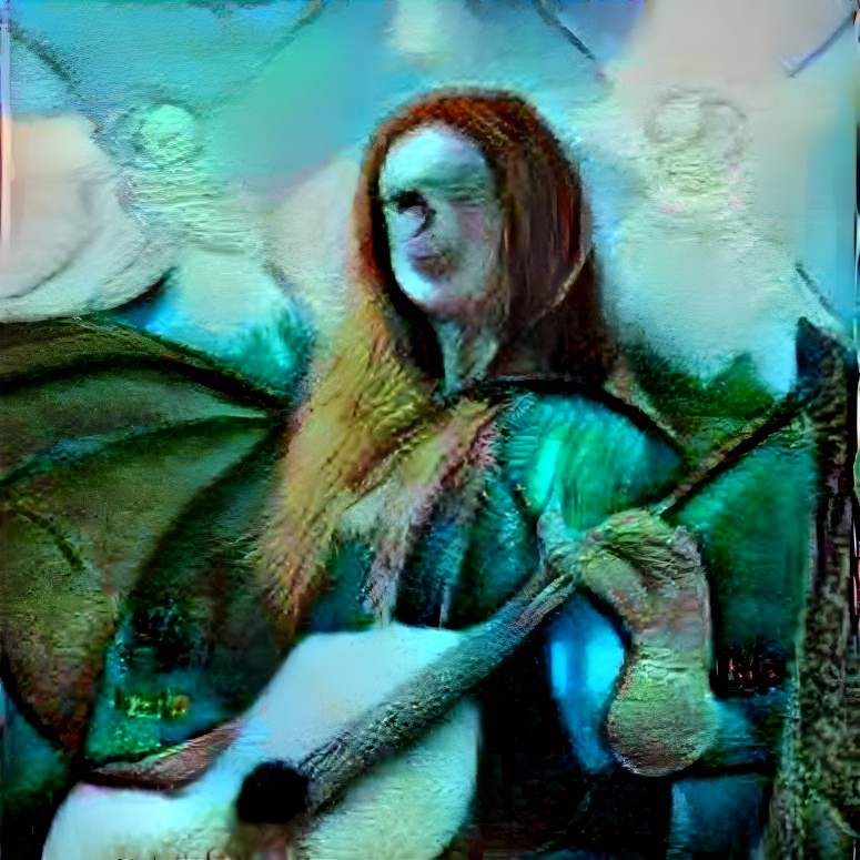 Guitar Medieval Redhead