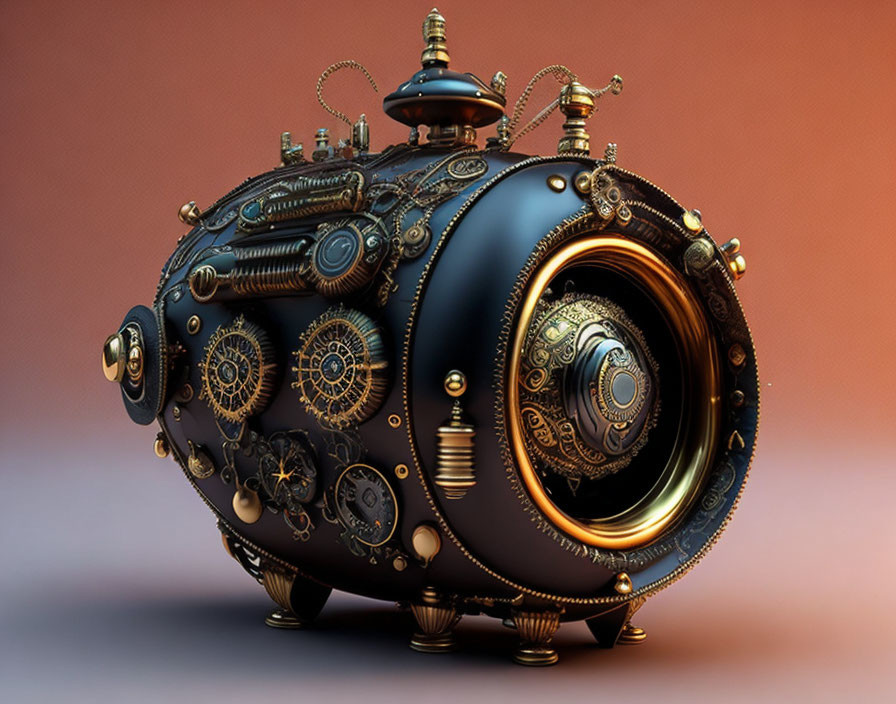 Speaker steampunk 