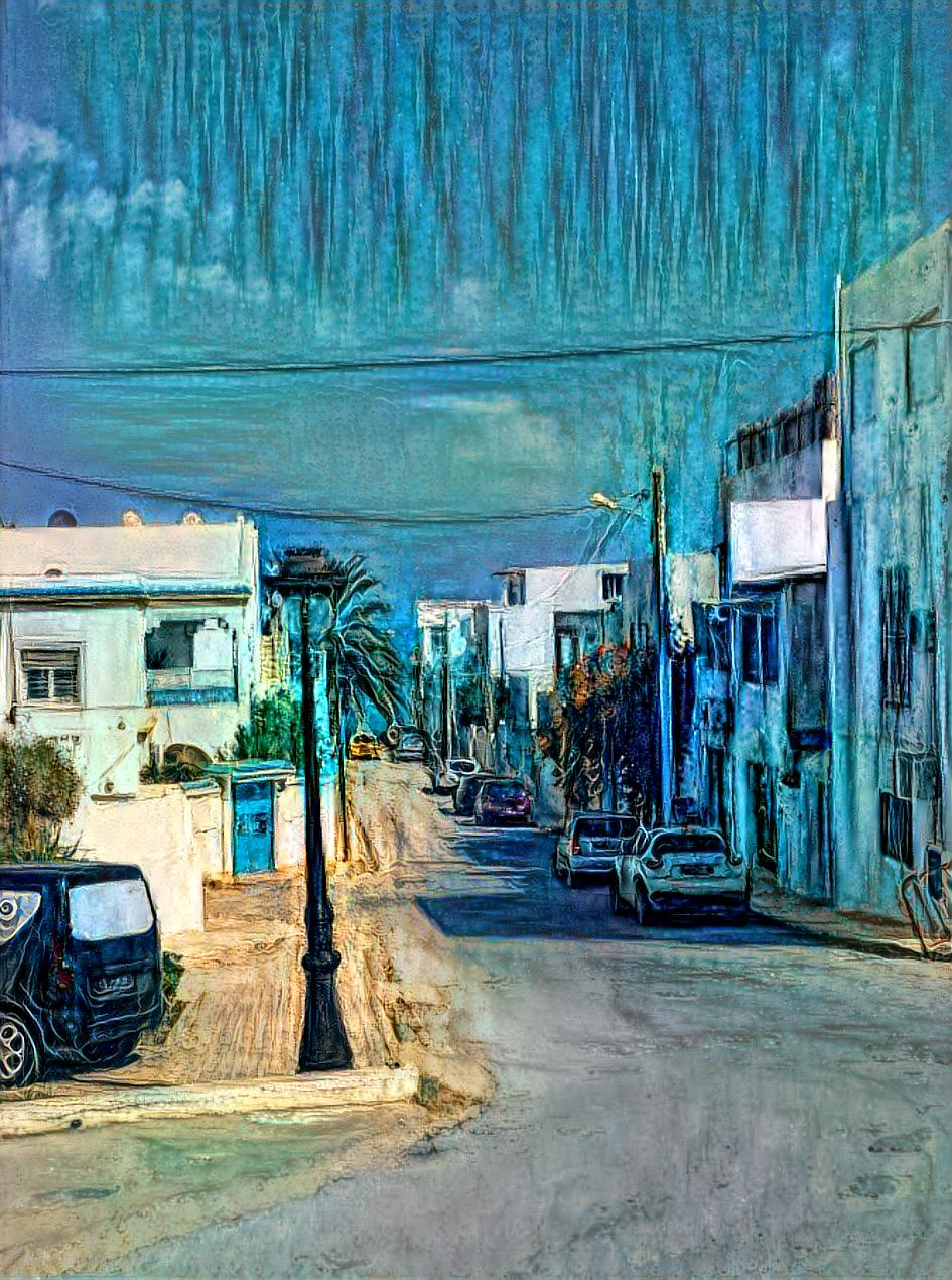 Marsa Corniche rue descendant mer by Tyna