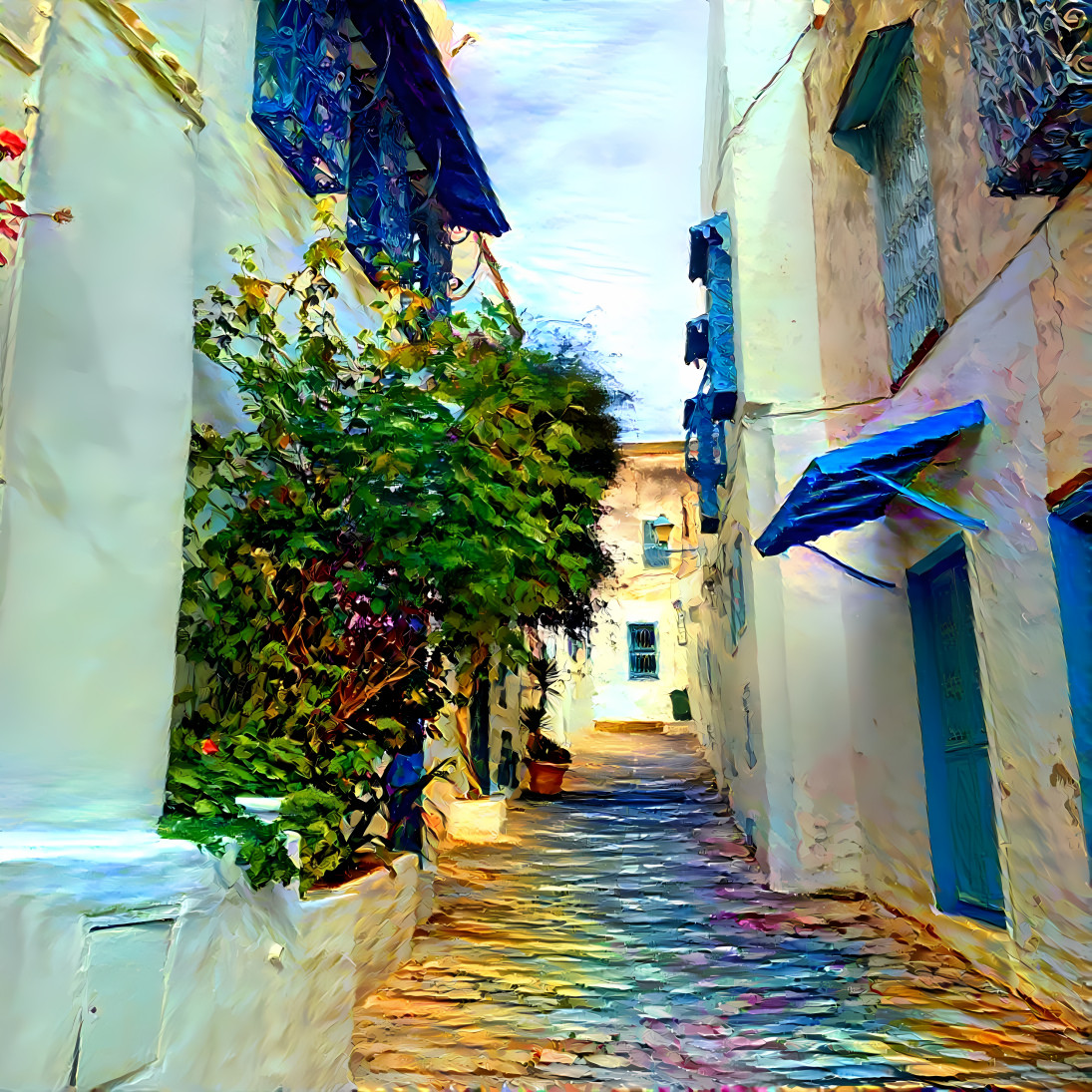 Path in Sidi  Bou Saïd by Tyna 2022