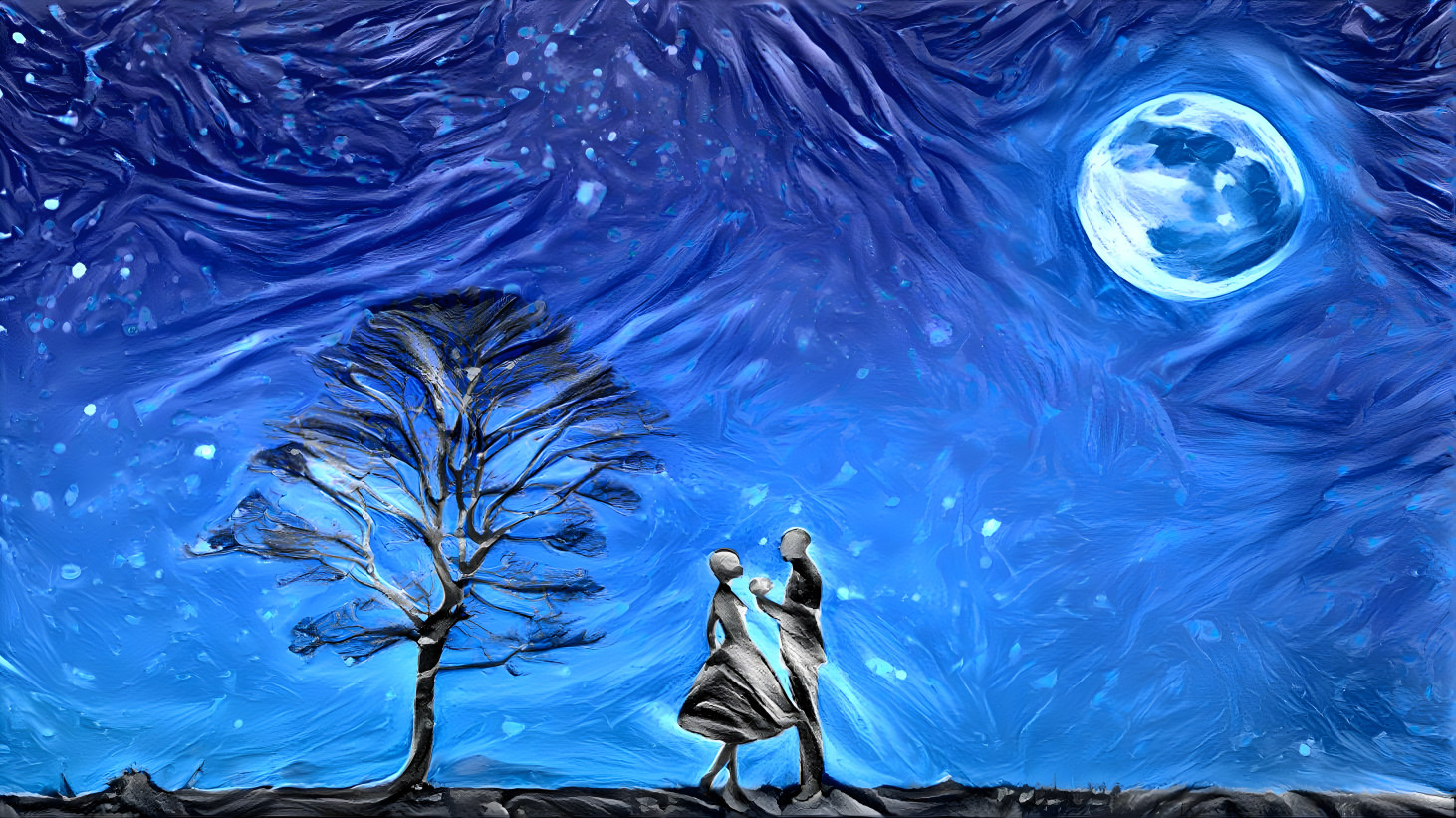 Moonlit Lovers