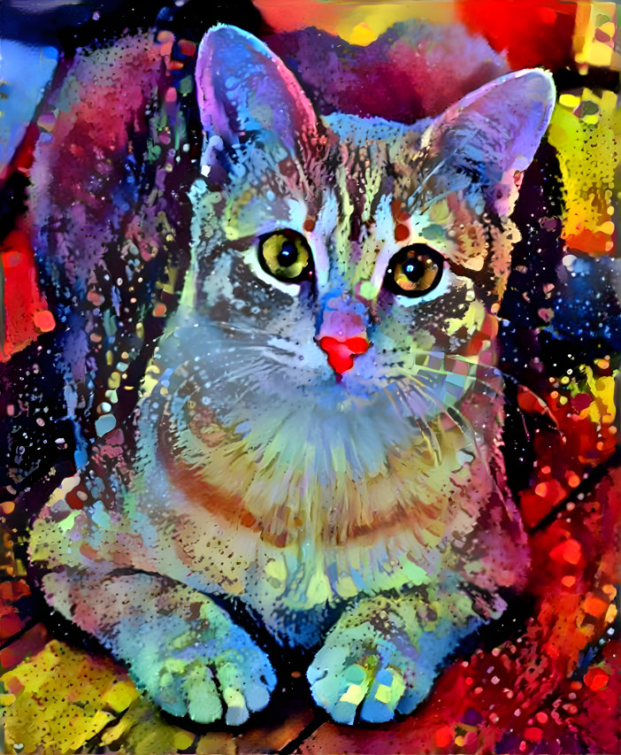 Colorful Kitten