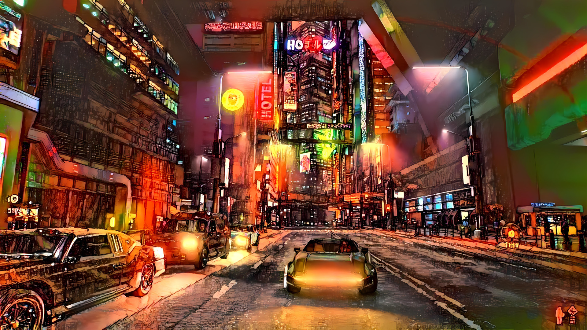 Cyberpunk 2077 City Screenshot