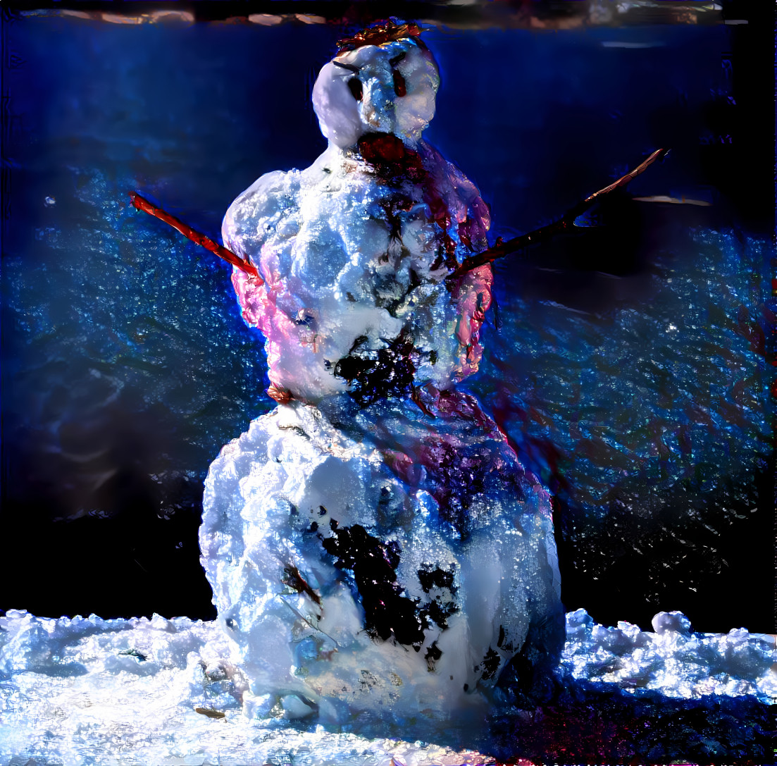 Bloody River Snowman