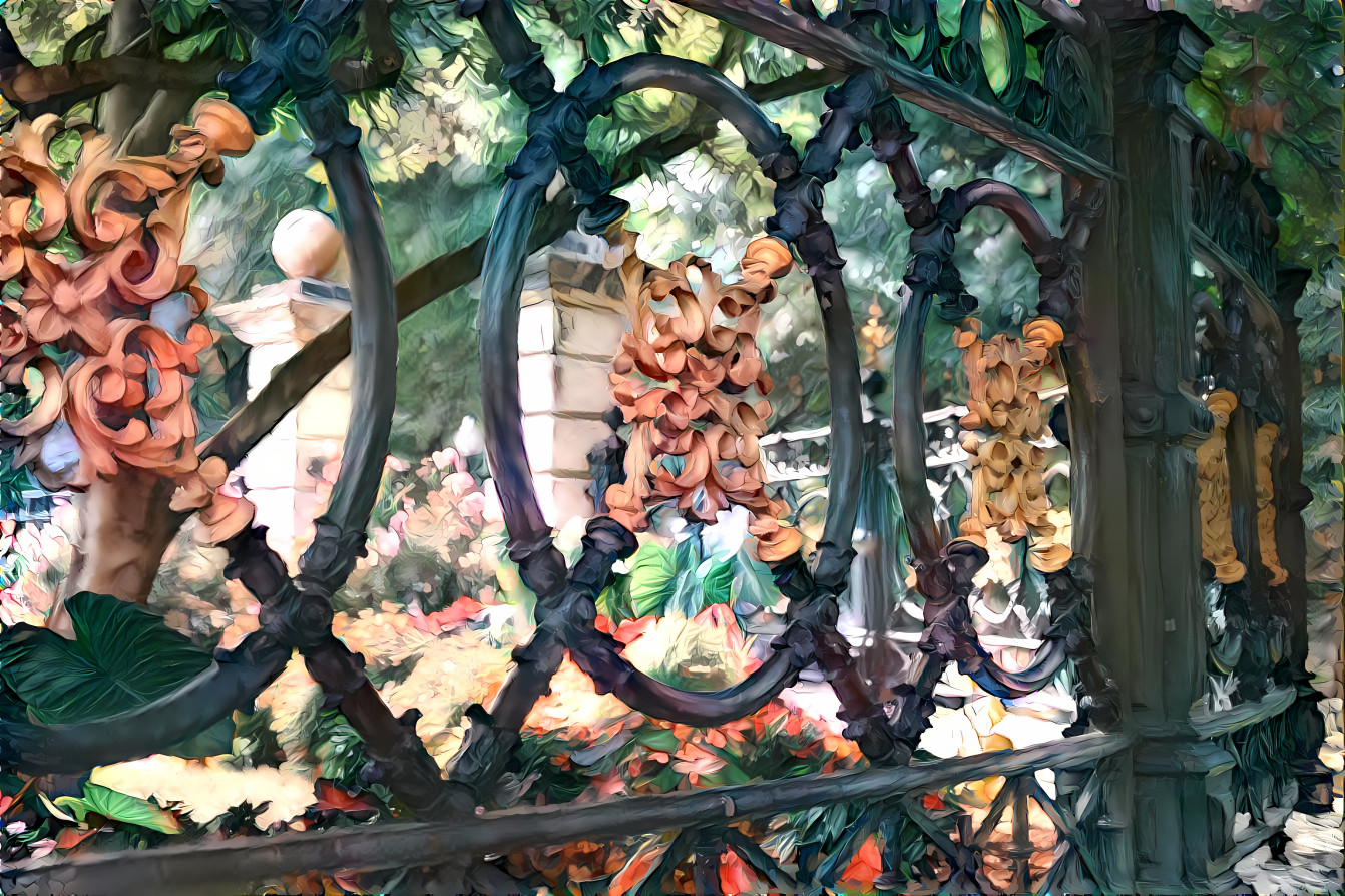 Wrought Iron Fence at Tower Grove Park, St Louis