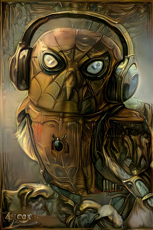 Steampunk SpiderOwl