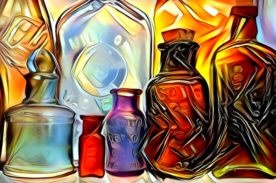 colorful bottles 