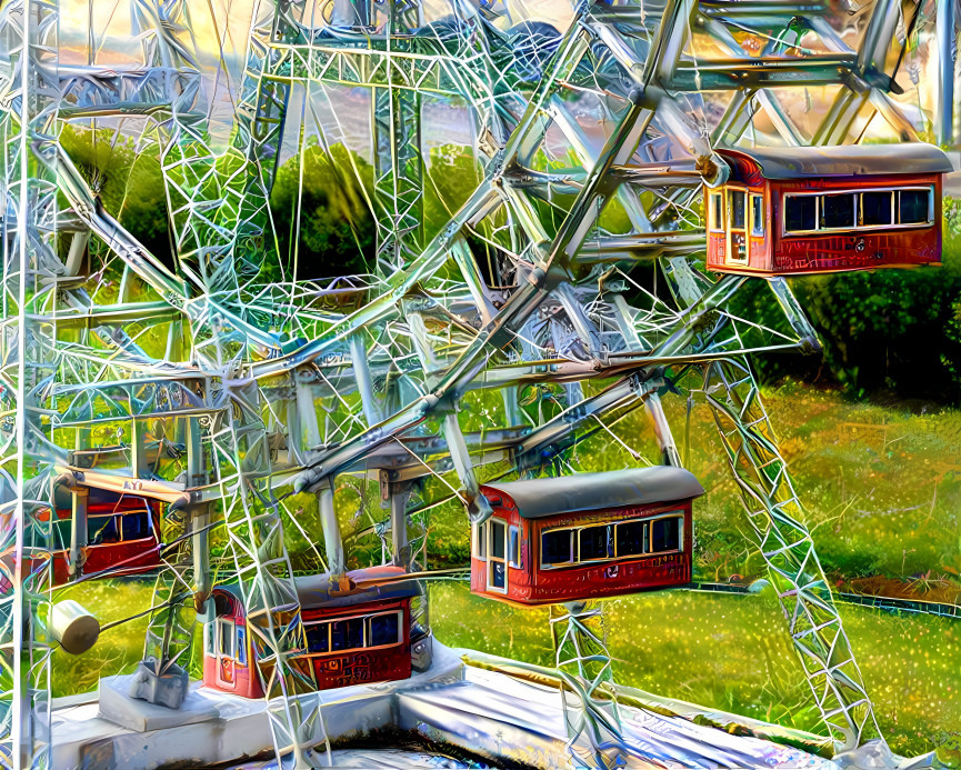 The Giant Ferris Wheel in Vienna (since 1897) -->