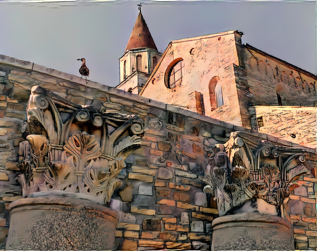 The Famous Church of Aquileia, Italy