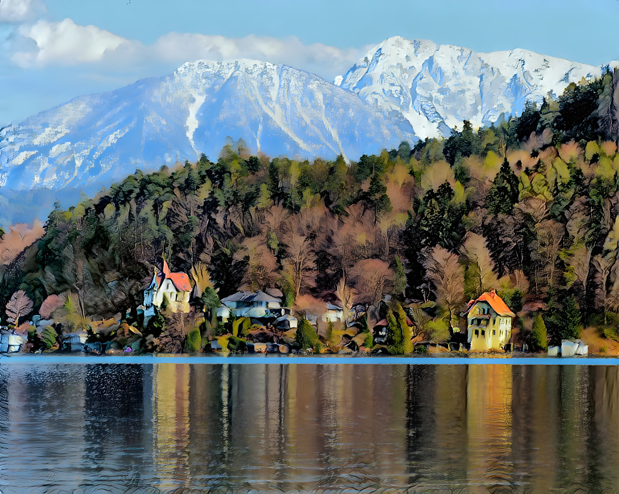 Gustav Mahler's villa, on the right. Little story: