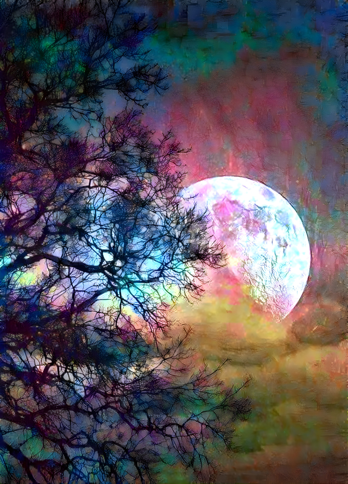 Tree In The Moonlight