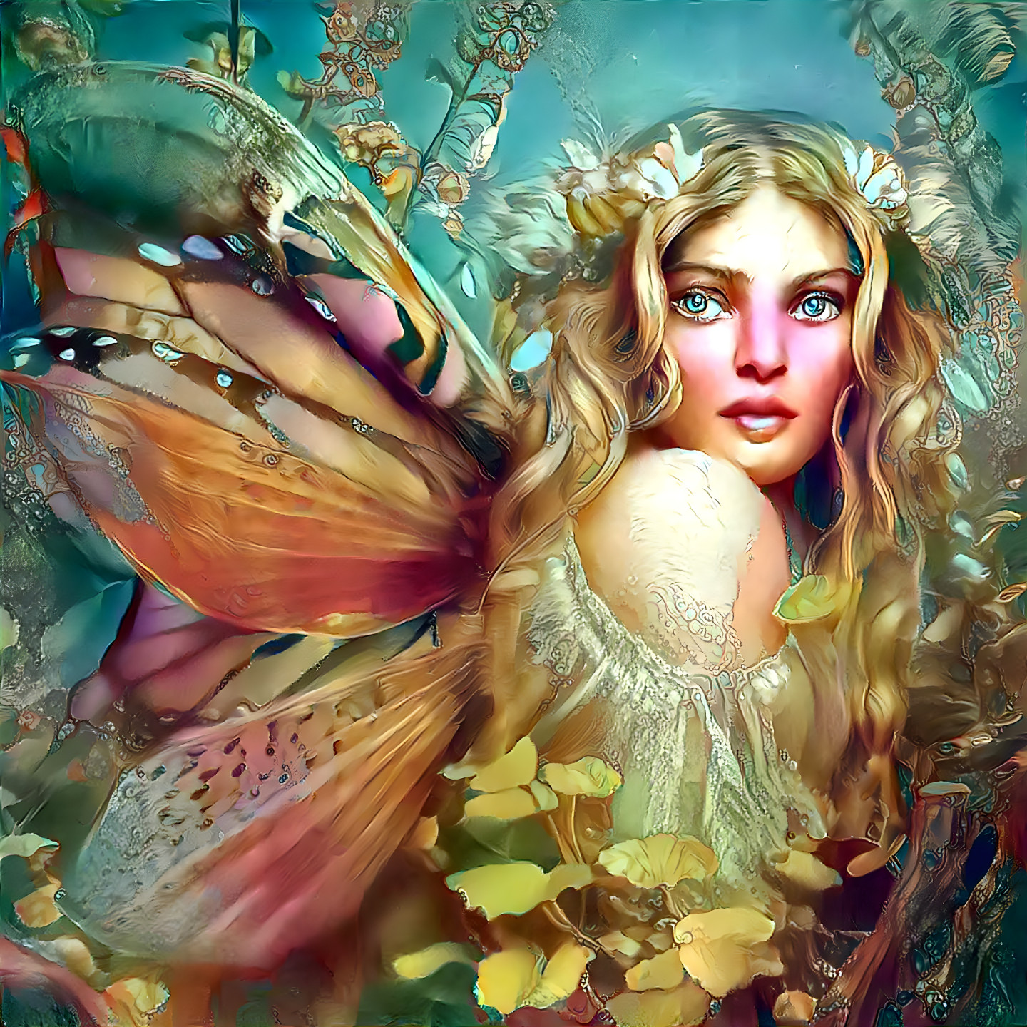 Fairy With Butterfly Wings