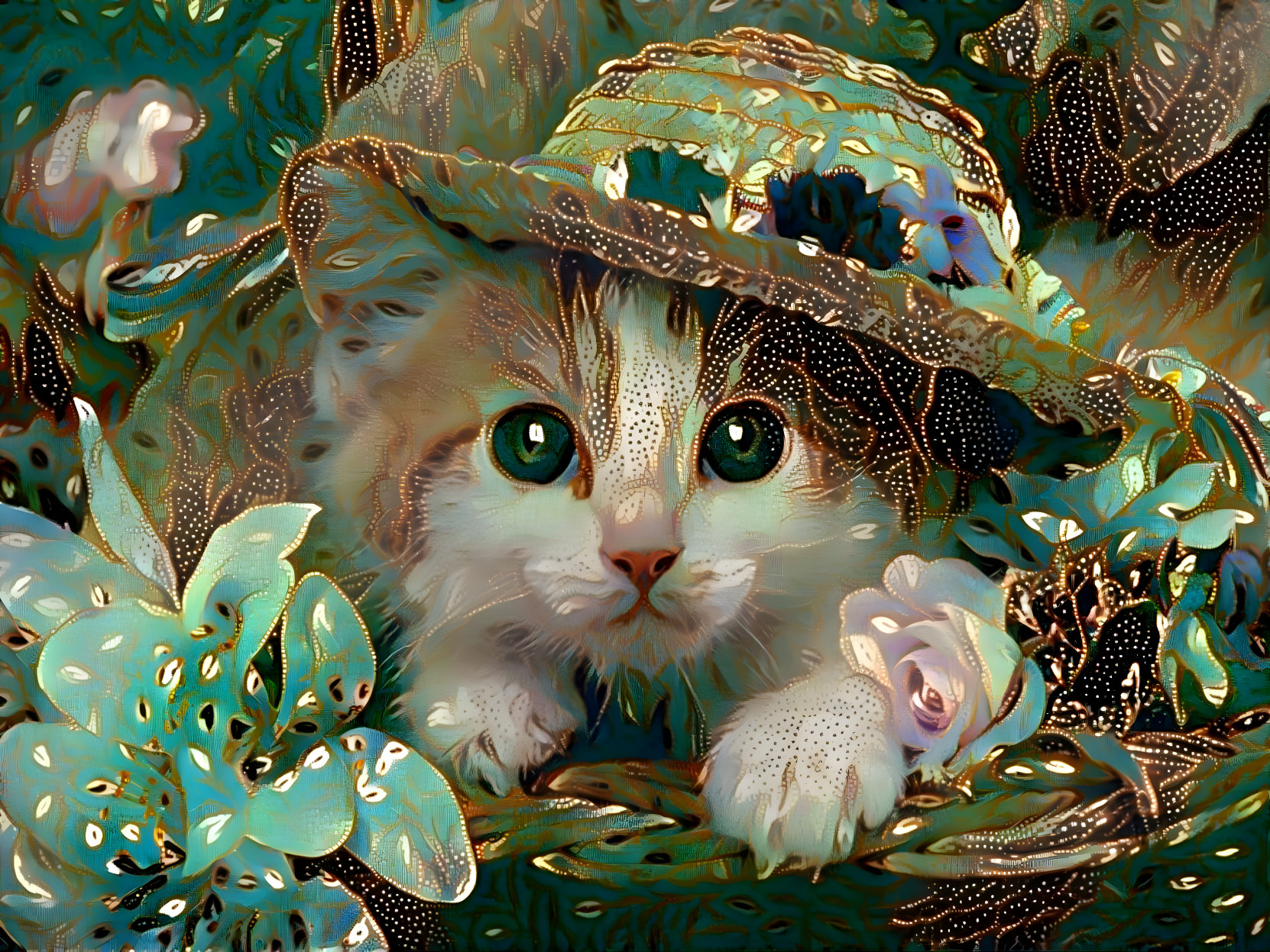 Kitten In A Hat