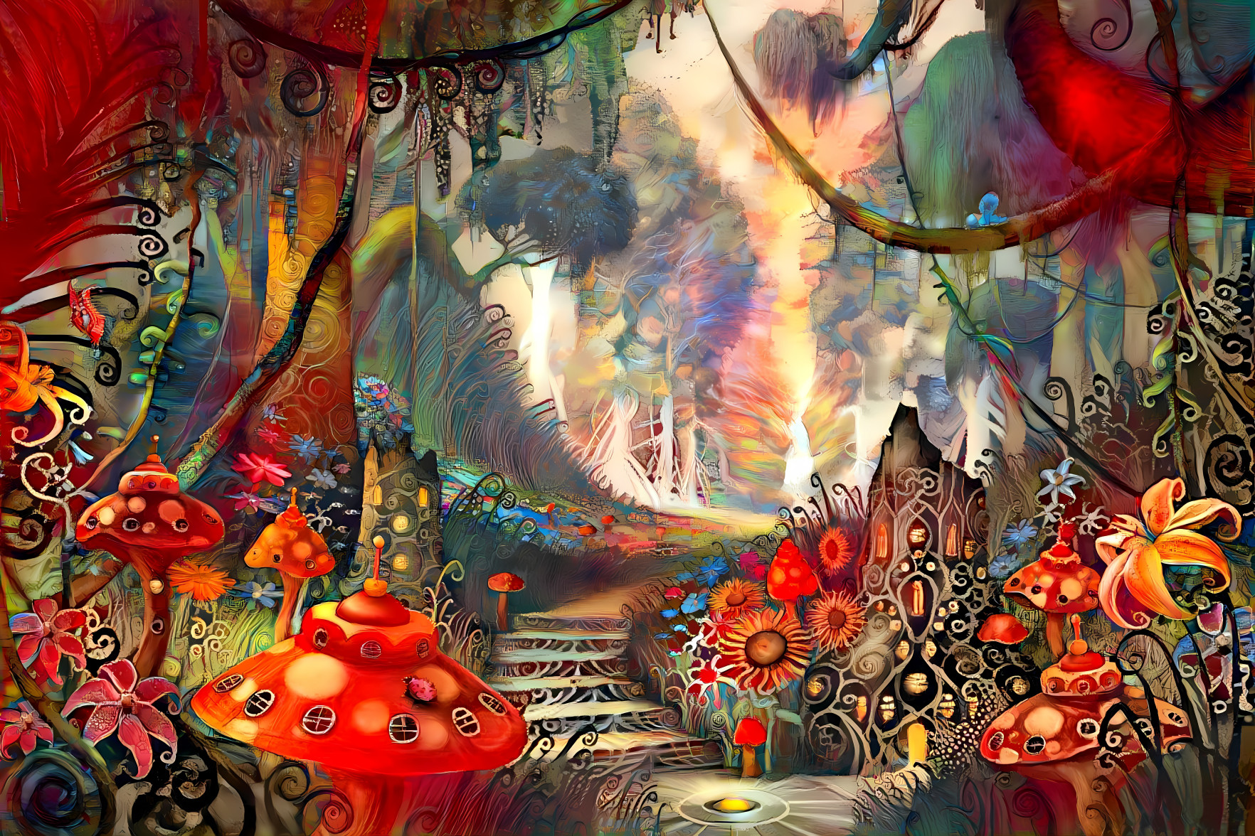 Magical Mushroom Forest