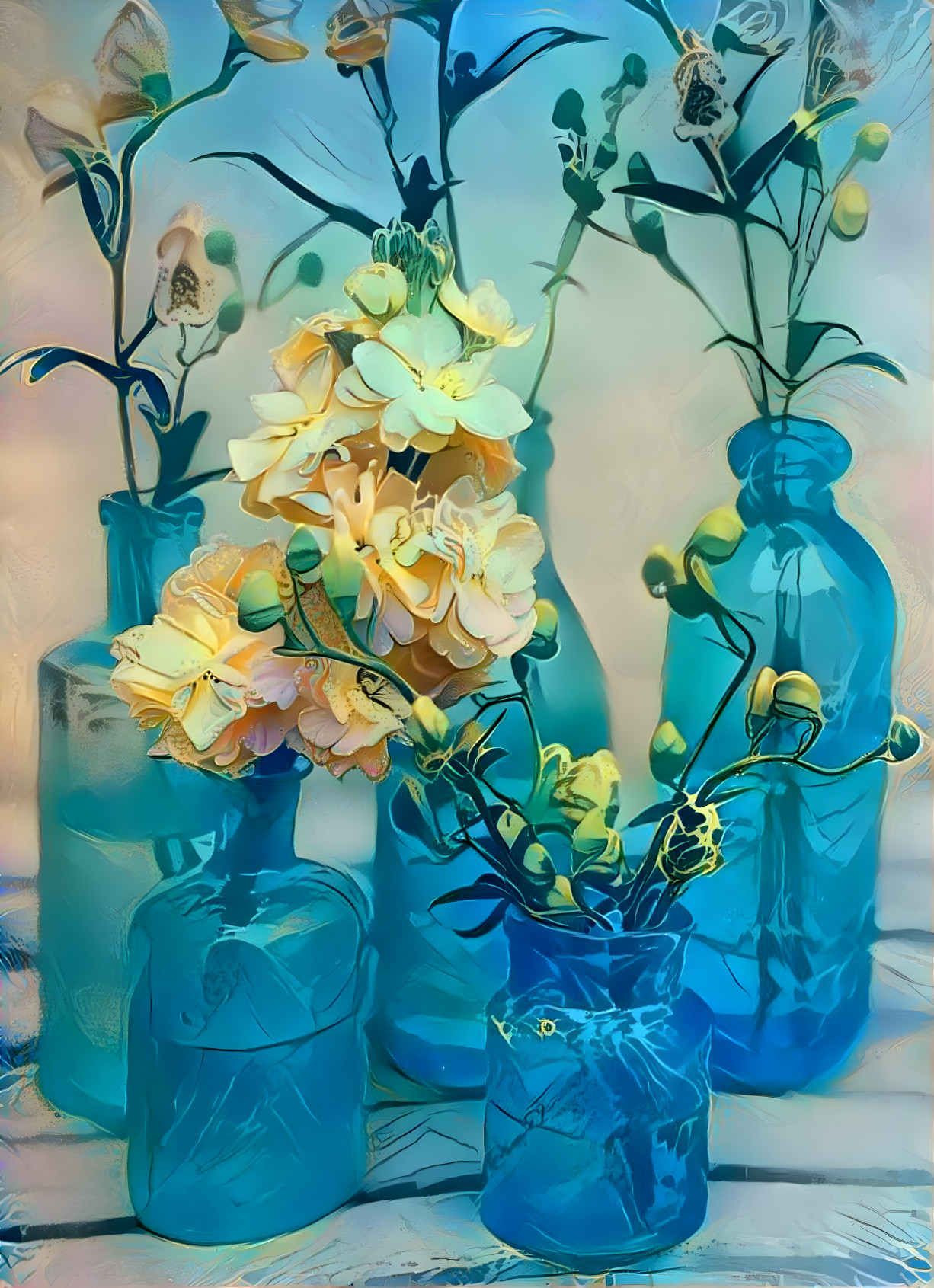 Bottled Flowers