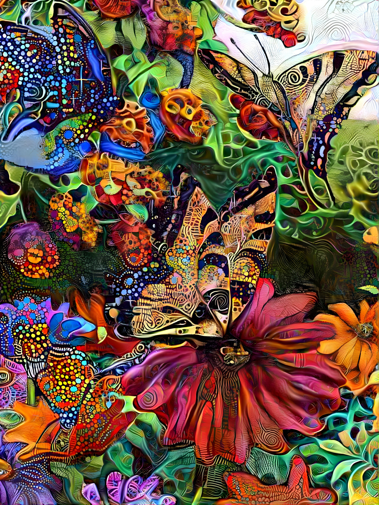 Flowers And Butterflies