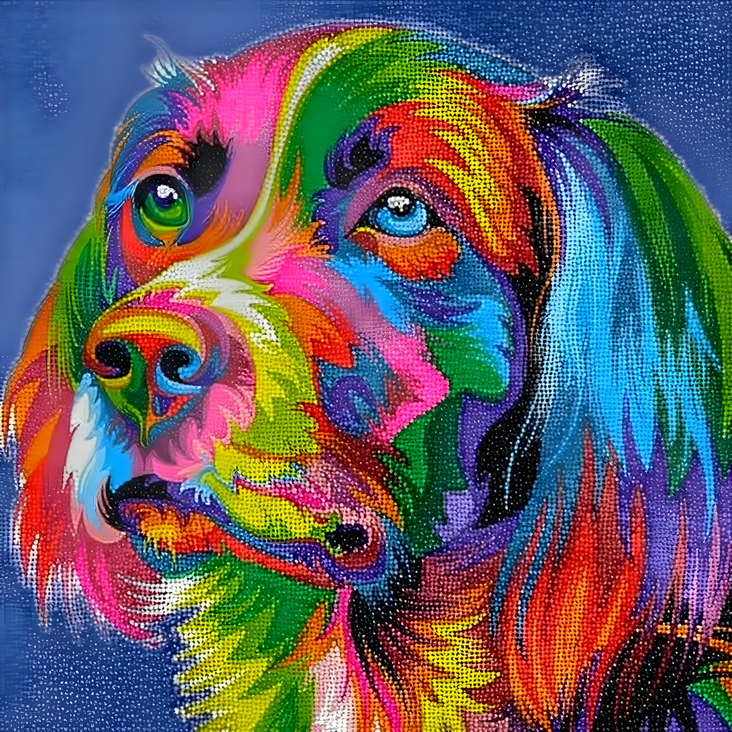 Rainbow Dog