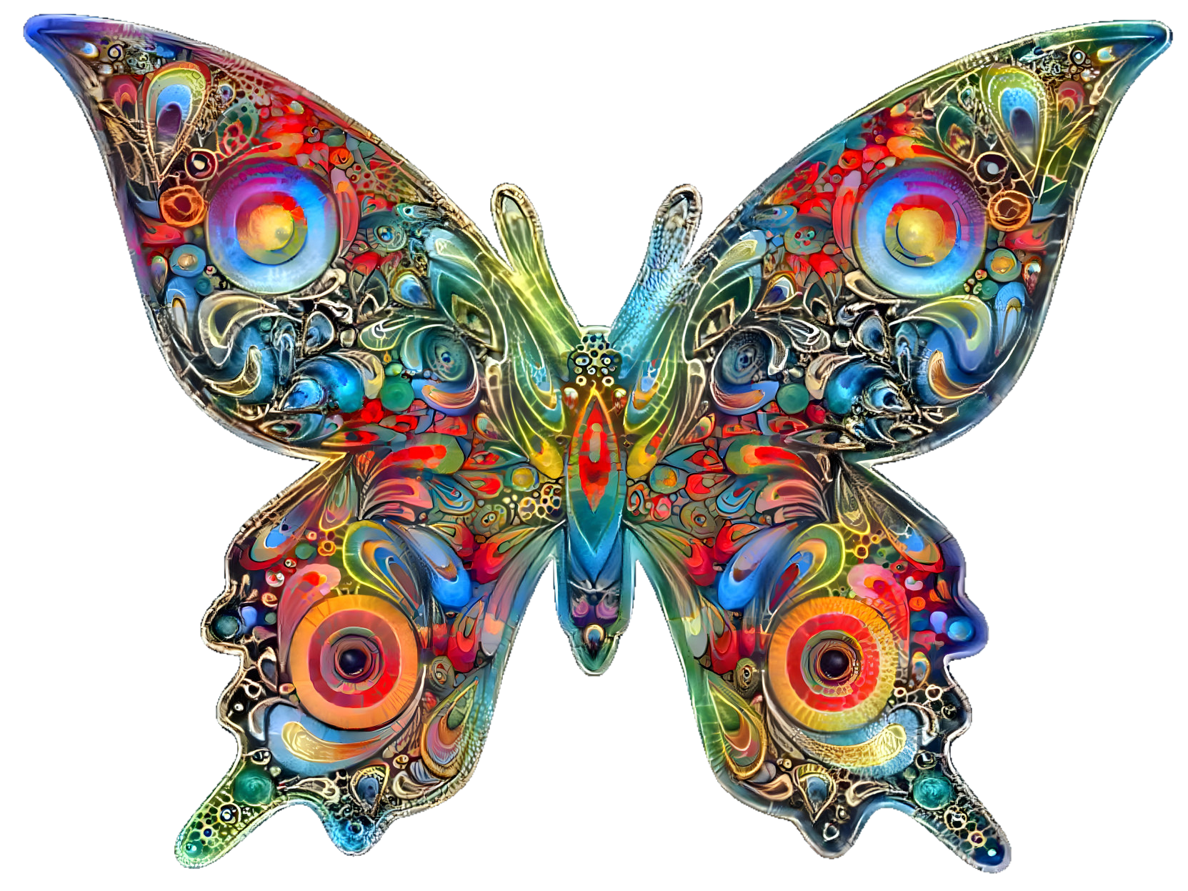 Psychedelic Butterfly