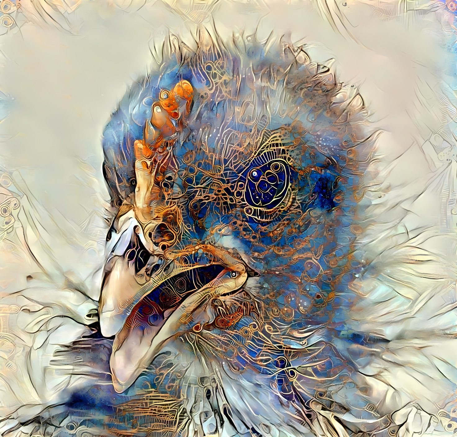 Rare Blue Andalusion Chicken